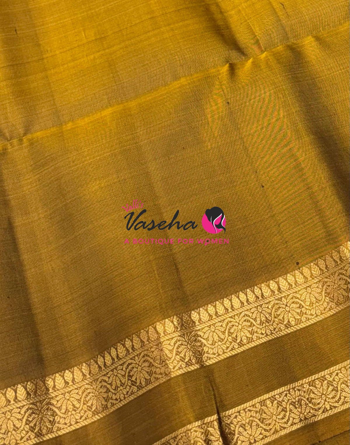 Pure Soft Silk Saree  -  Green & Mustard Yellow Combo - VVPSS152