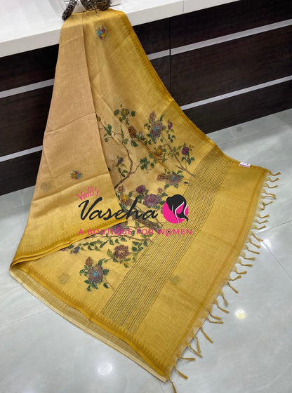 French Knot - Tissue Saree  - VVLFN024