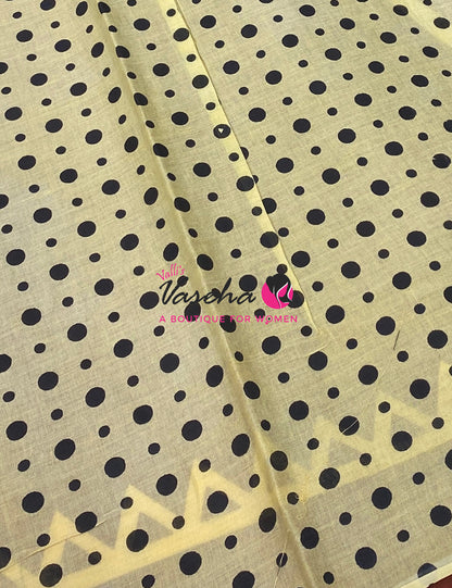 Pure Soft Mul Mul Cotton Sarees - Hand Block Prints - VVMMC011