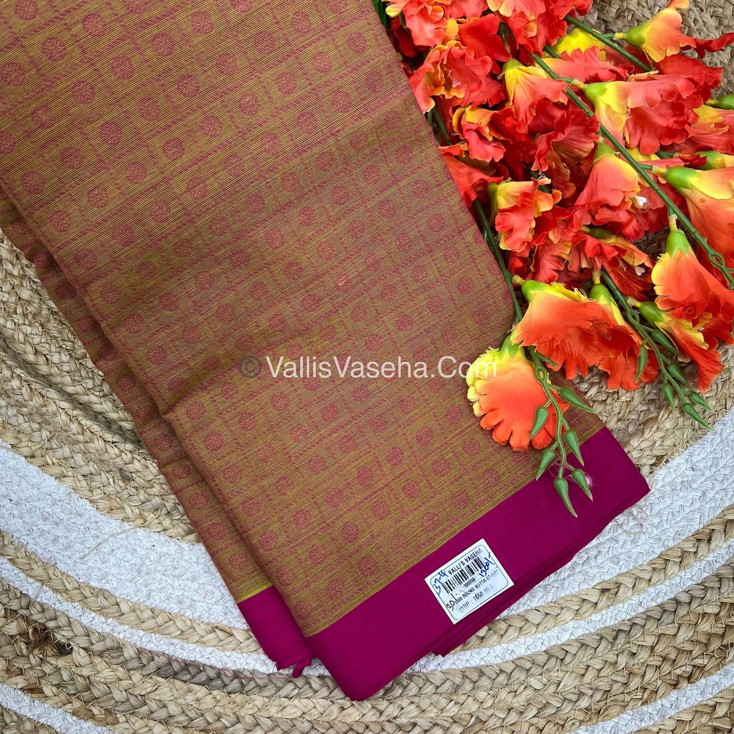 30% less - Offer Saree - semi Cotton Saree - VVDS006