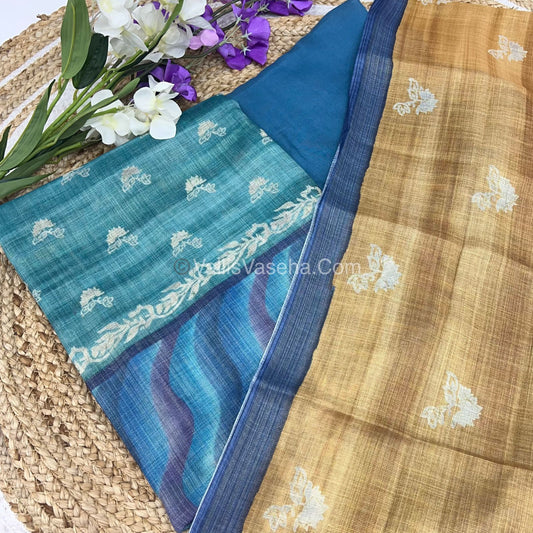 Digital Printed Tissue Linen Salwar Material  | VVUSM003