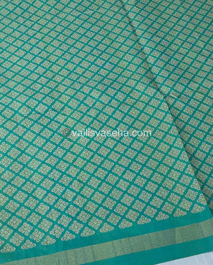 Semi Chappa Silk - Yellow & Ramar Green - VVSC002