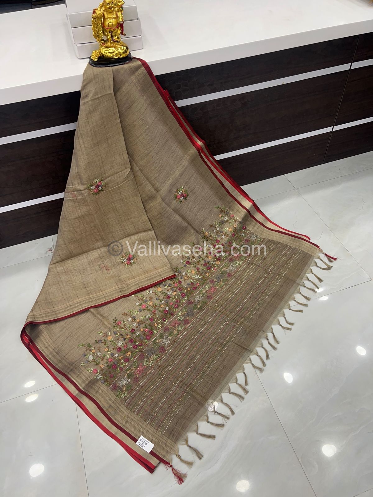 French Knot - Tissue Saree -  VVLFN001