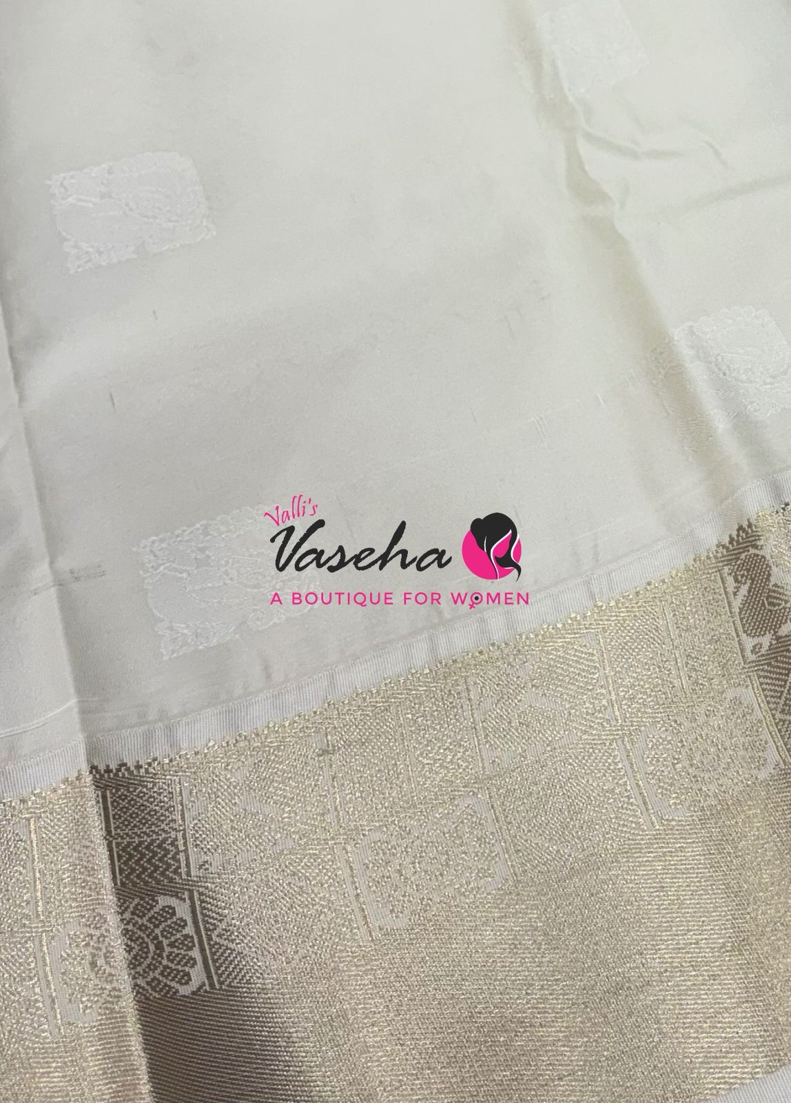 Semi Kanchi Silk  - Lemon Yellow & Cream - VVSKS007