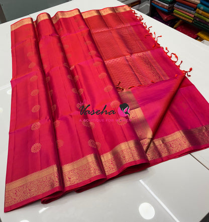 Pure Soft Silk Saree - Kanchi Border - VVPSS033