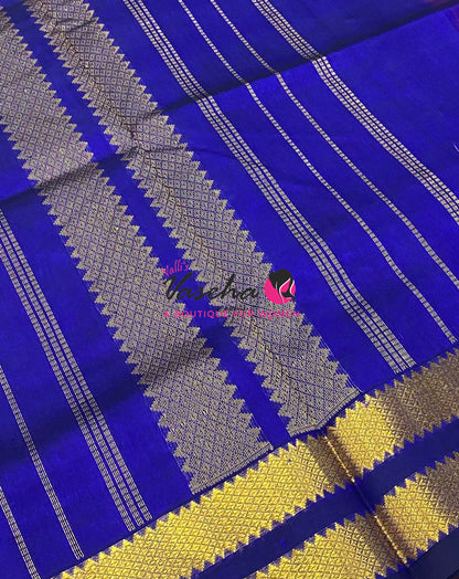 Pure Silk Cotton Saree - Nayantara Checks - Retta Petta Border - VVNCS001
