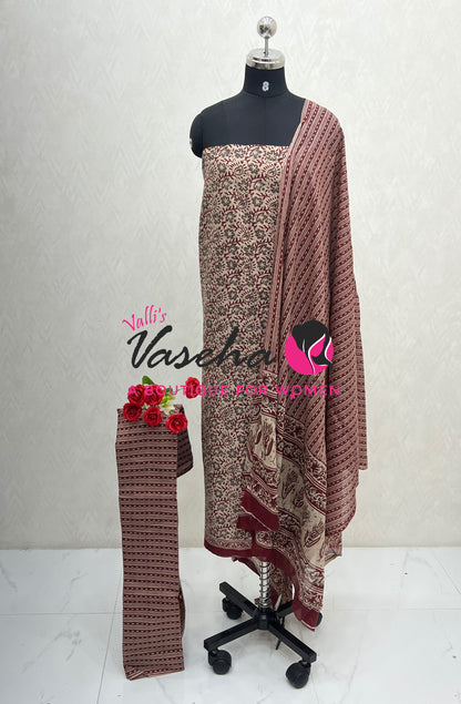 Pure Mul Mul Cotton | Unstitched Material | VVUSM079