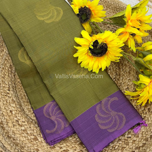 Half Mix - Pure Soft Silk Saree - VVPSS030