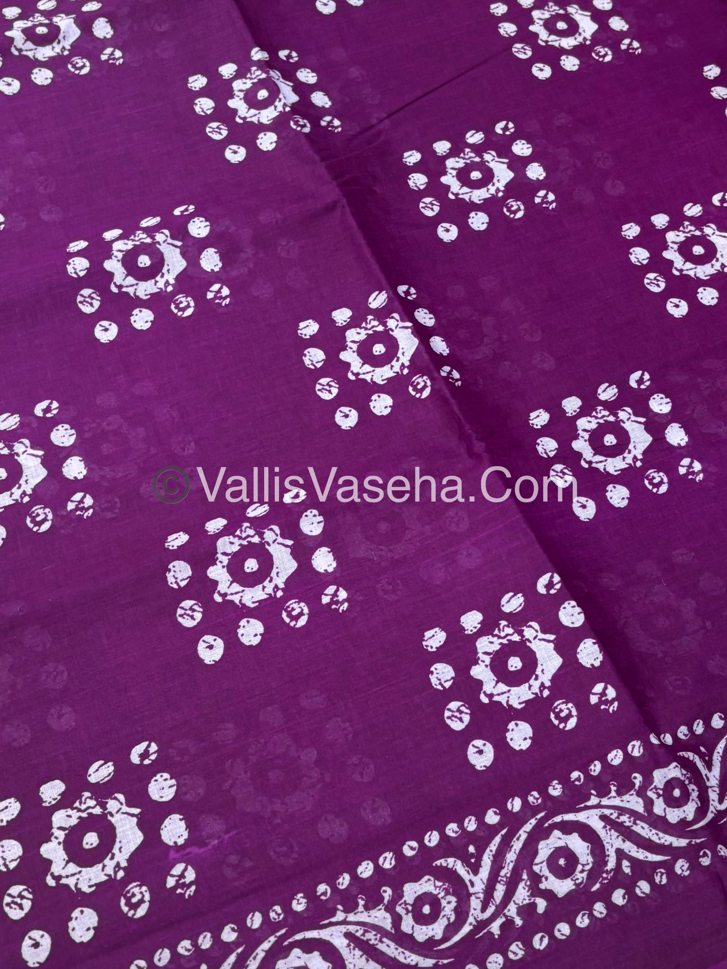Pure Cotton Voile Saree | VVPVC002
