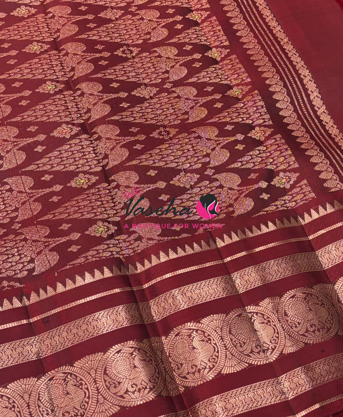 Half Mix - Pure Soft Silk Saree - VVPSS031