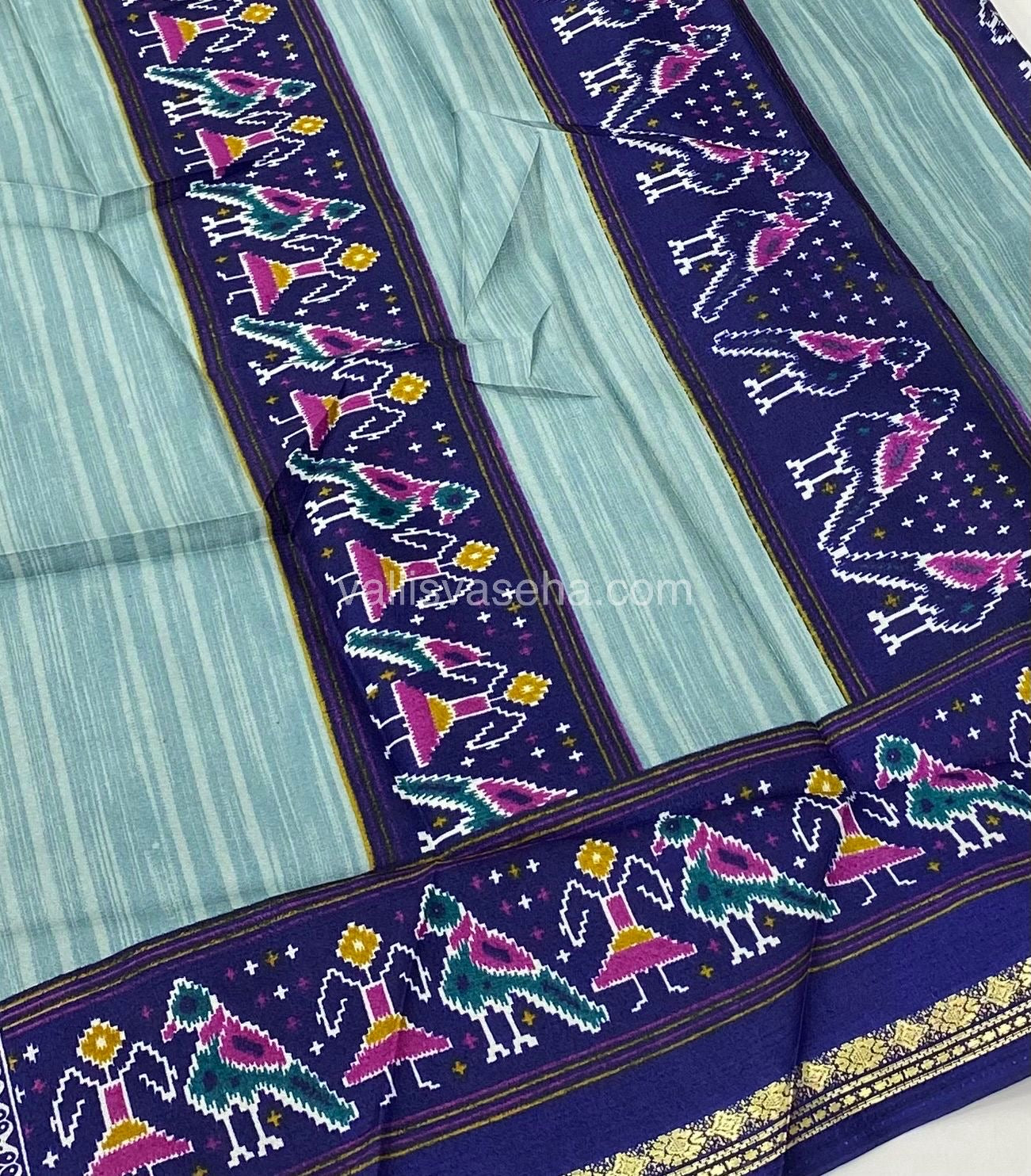 Budget Friendly Sarees - Casual Wear Sarees - Crackle Silk - VVCS001