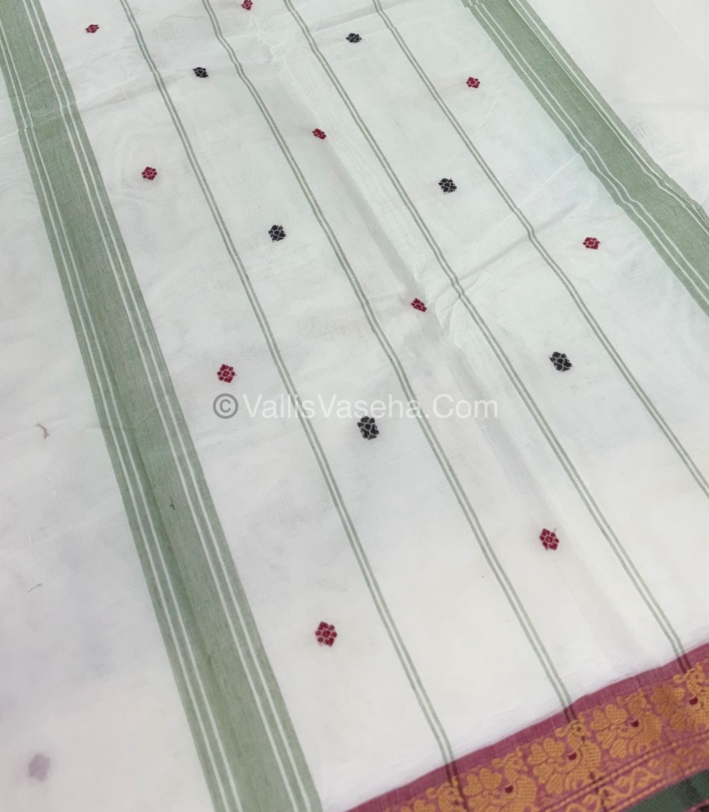 Kanchi Cotton Saree - VVKCS017