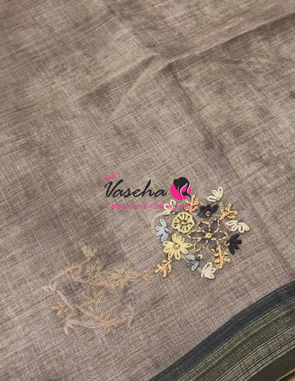 French Knot - Tissue Saree  - VVLFN019