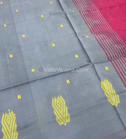 Vazhai Pattu Saree / Banana Pith - With Out Blouse - VVVPS001