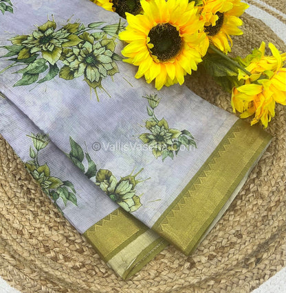 Mangalgiri Silk| Floral Prints | VVMS001