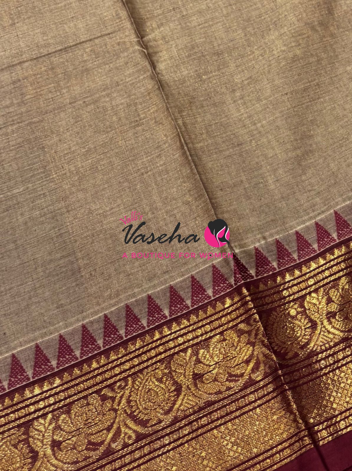 Kanchi Cotton Saree - VVKCS026