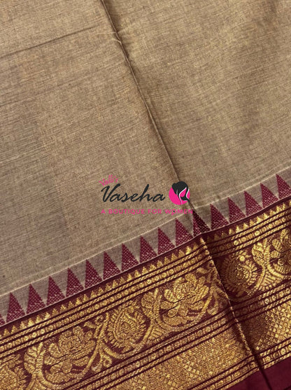 Kanchi Cotton Saree - VVKCS026