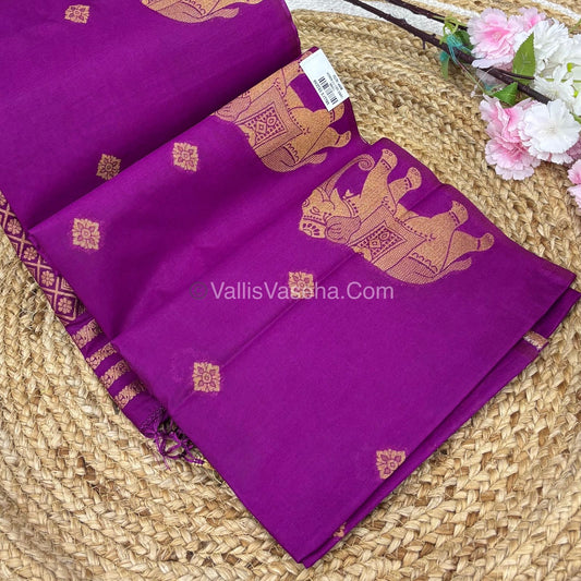 Mulberry Semi Silk - Purple Shade - VVMSS001