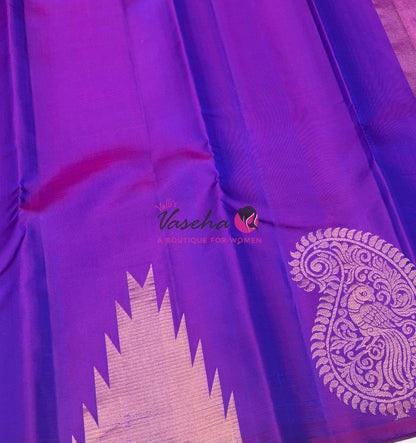 Pure Soft Silk Saree - Jothika Hit design - Purplish Pink - VVPSS011