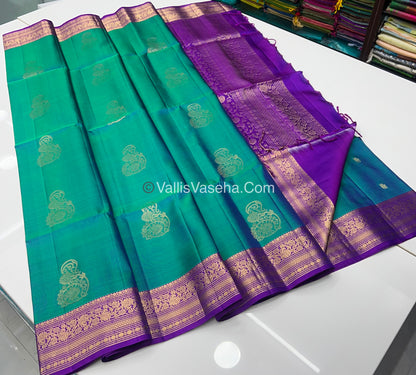 Pure Soft Silk Saree - Kanchi Border - VVPSS033
