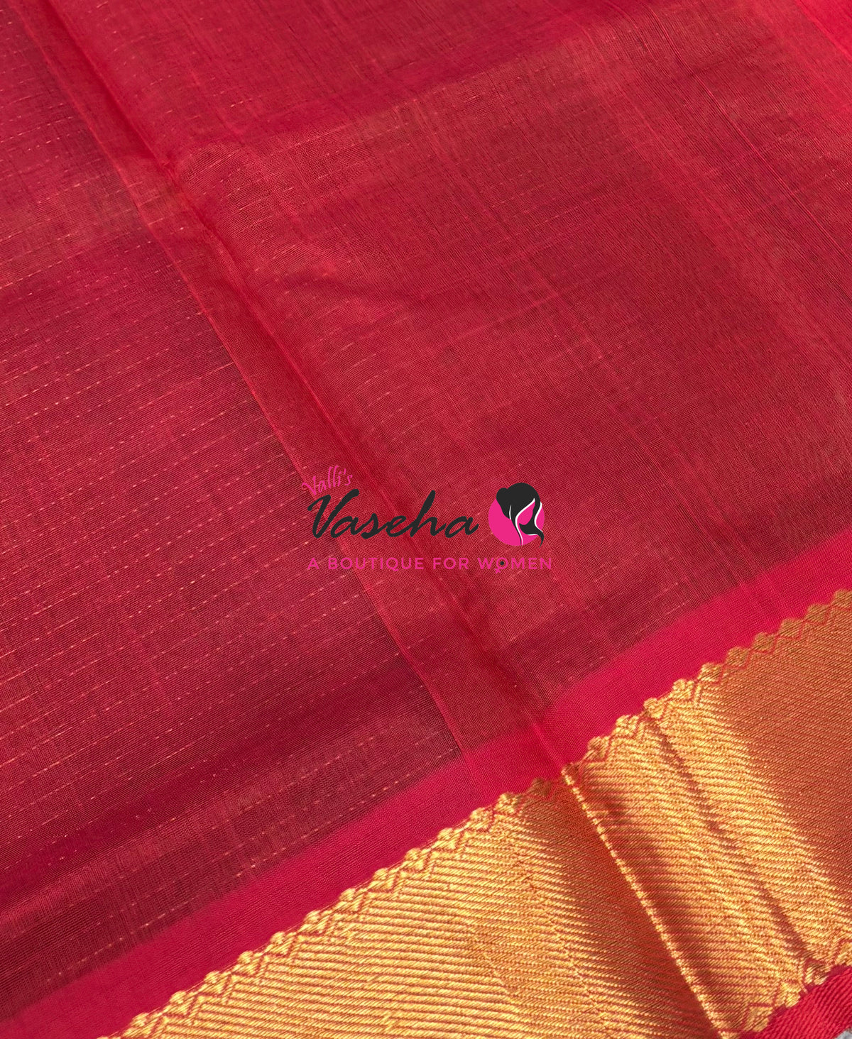 Pure Silk Cotton Saree - Mayil & Chakkaram Design -  Green With Red Shade  -VVMC002
