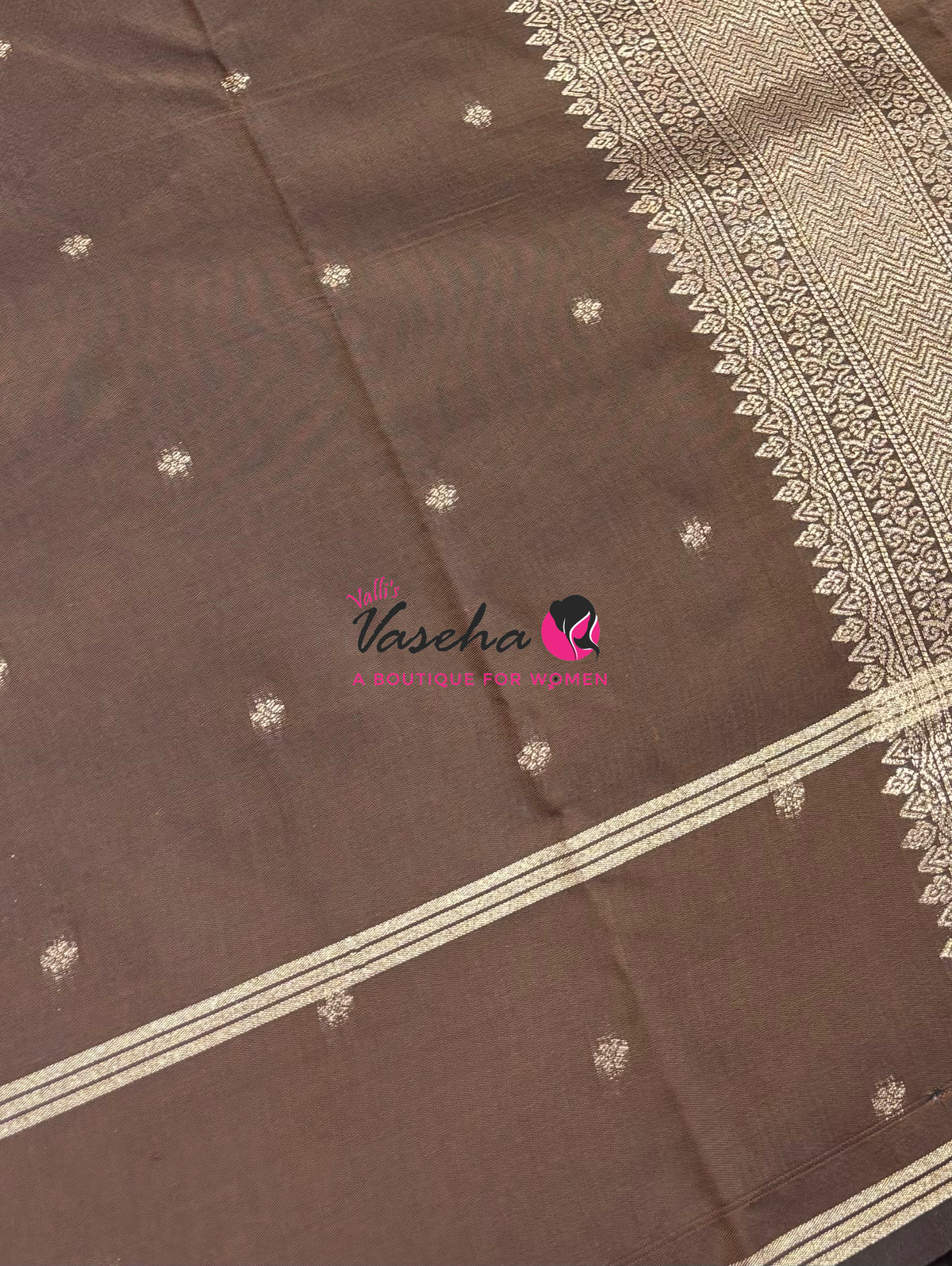 Semi Soft Silk  - Coffee Brown Shade - VVSSS041