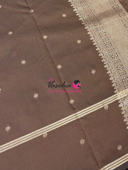 Semi Soft Silk  - Coffee Brown Shade - VVSSS041