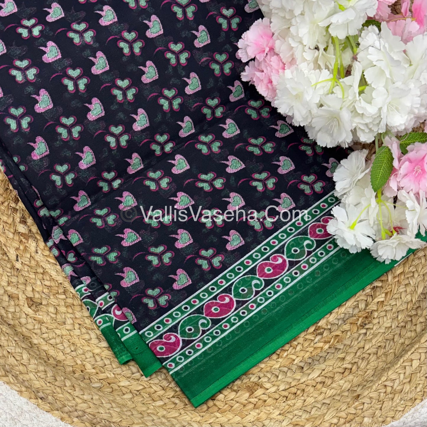 Pure Cotton Voile Saree | VVPVC003