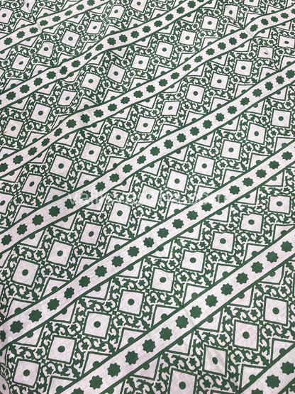Pure Soft Mul Mul Cotton Sarees - Hand Block Prints - VVMMC008