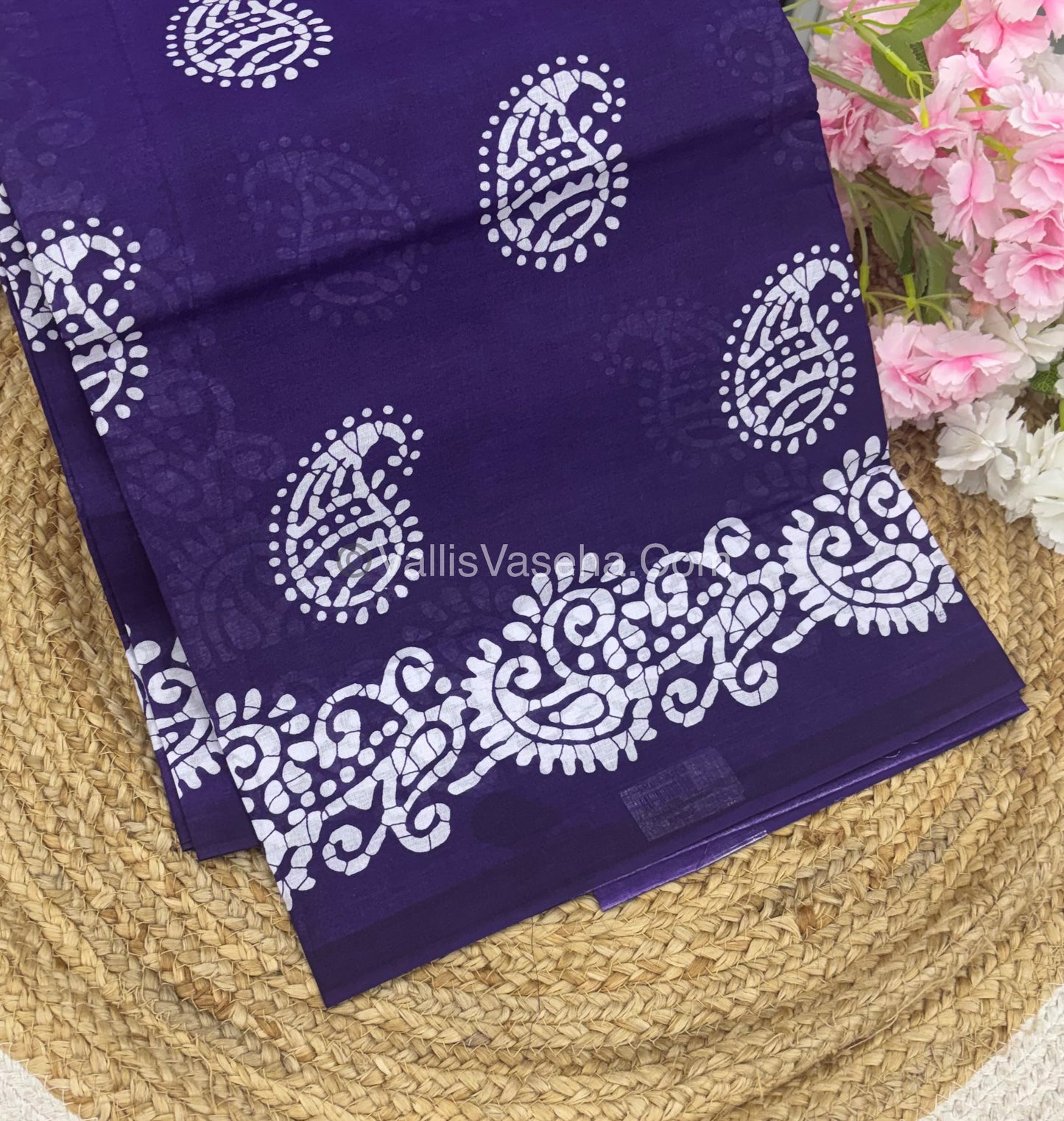 Pure Cotton Voile Saree | VVPVC005