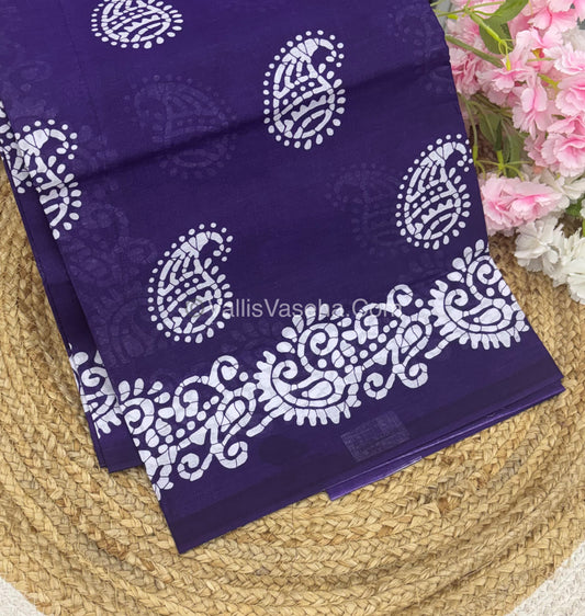 Pure Cotton Voile Saree | VVPVC005