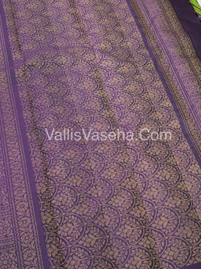 Half Mix - Pure Soft Silk Saree - VVPSS075