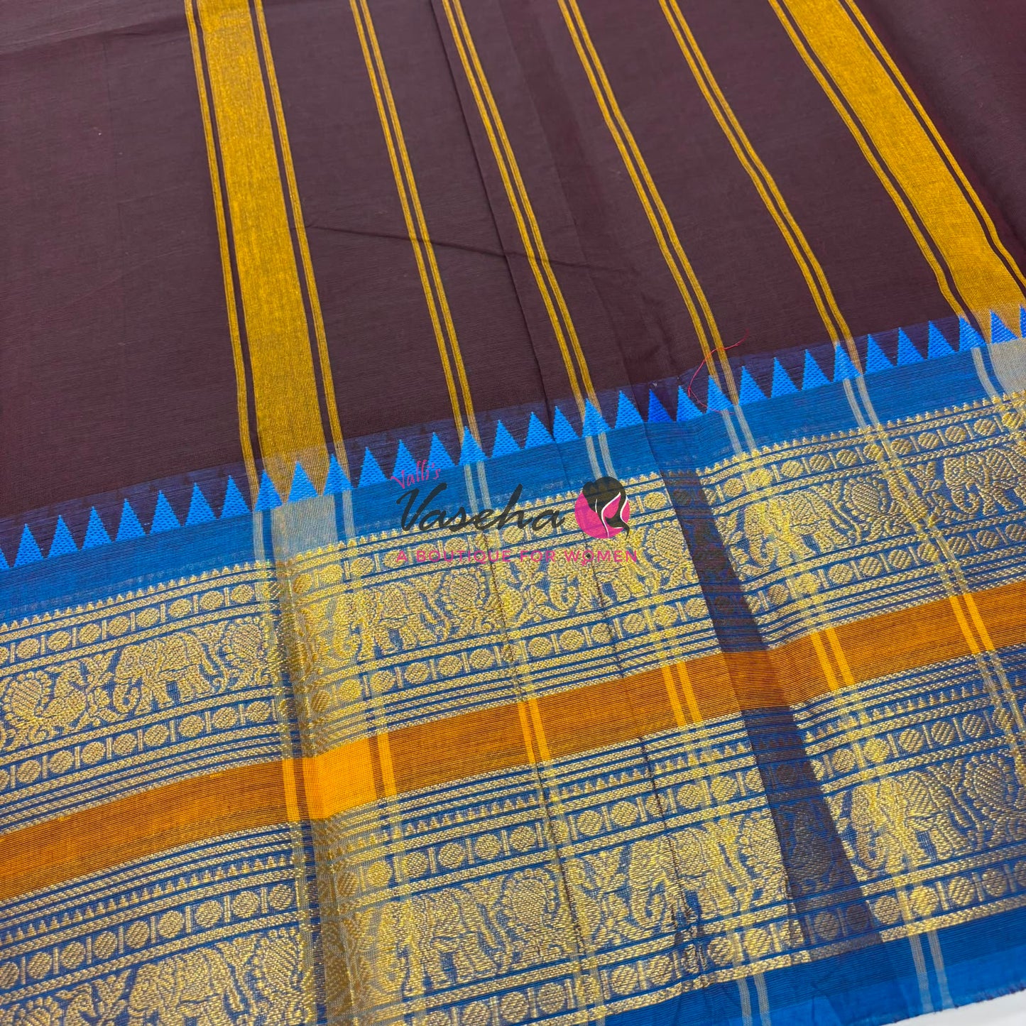 Kanchi Cotton Saree - VVKCS019