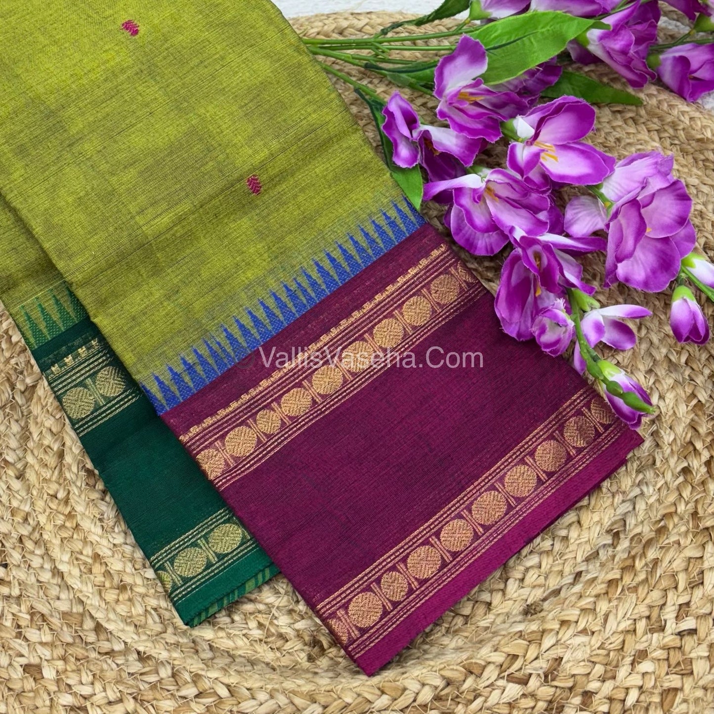 Kanchi Cotton Saree - VVKCS012