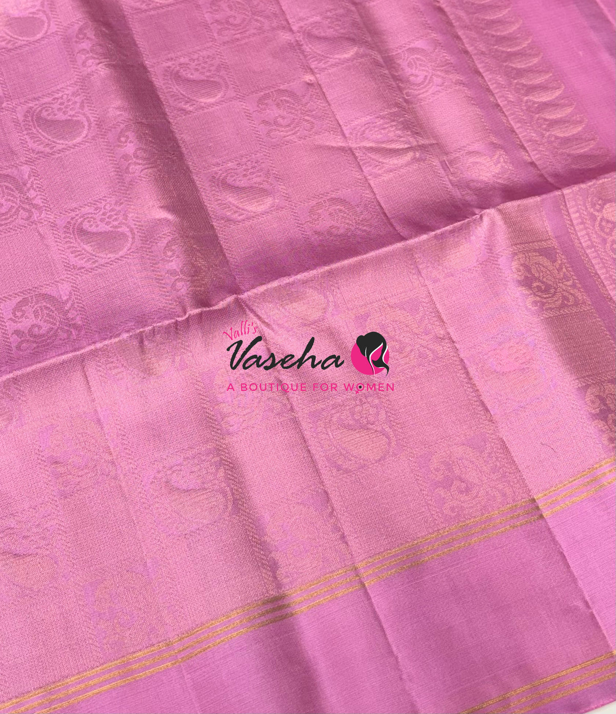 Pure Soft Silk Saree  - Purple & Light Pink Combo - VVPSS134