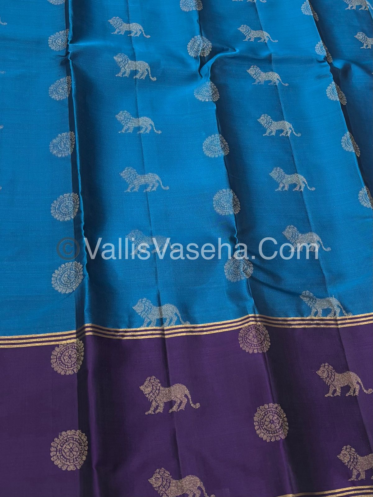 Half Mix - Pure Soft Silk Saree - Long Retta Petta Border with Butta - VVPSS075
