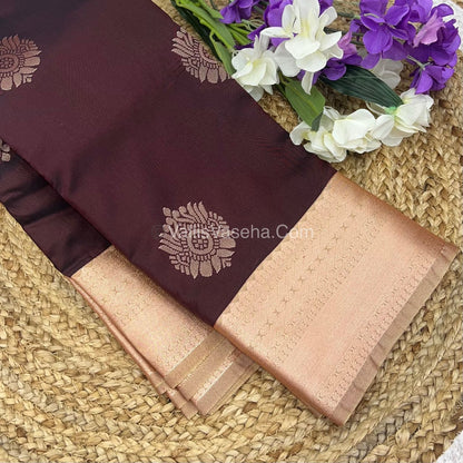 Semi Kanchipuram Soft Silk - VVSSS008