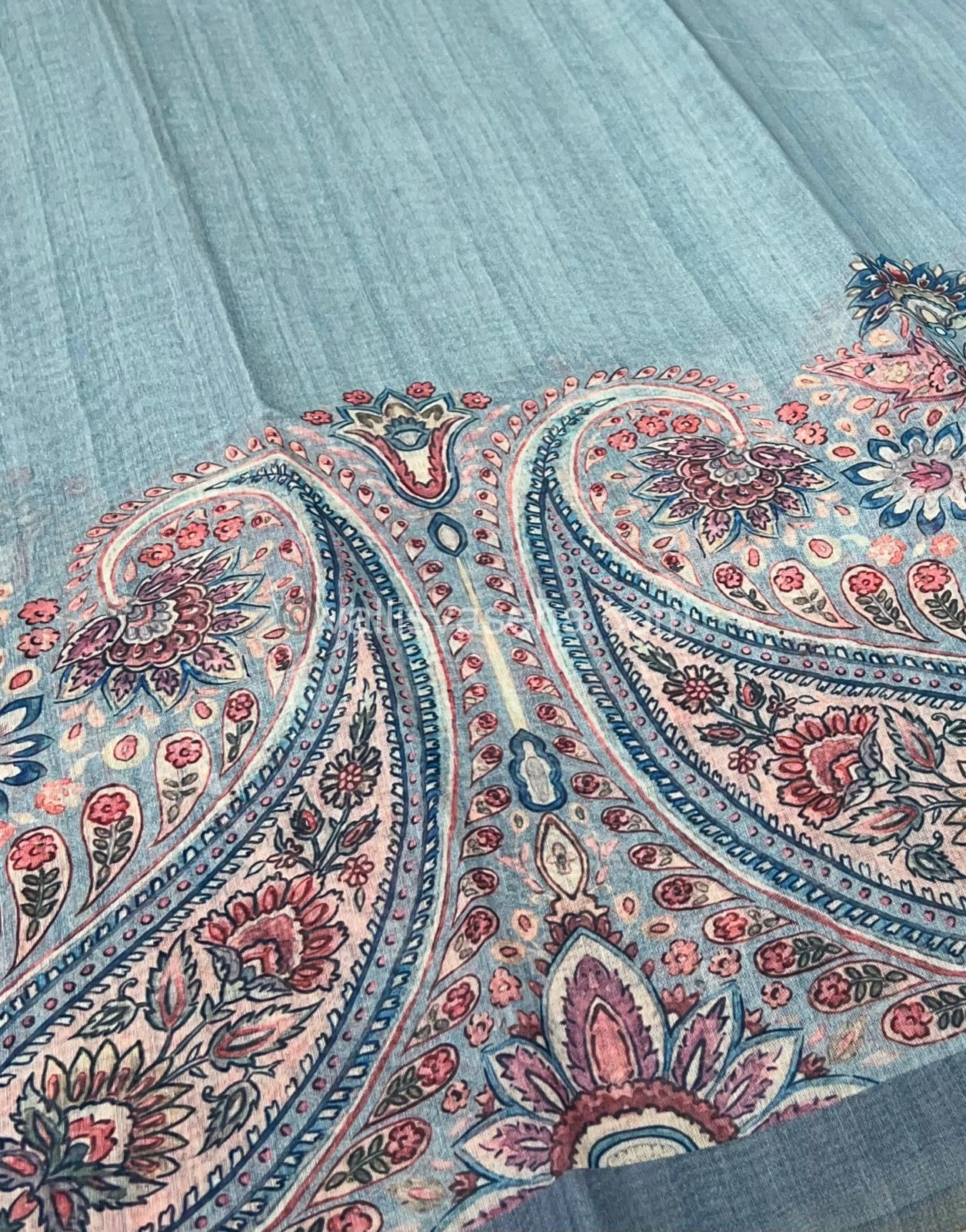 Semi Chanderi Saree - Digital Printed - VVSCD001