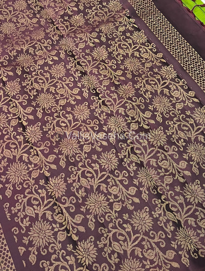 Half Mix - Pure Soft Silk Saree - VVPSS030