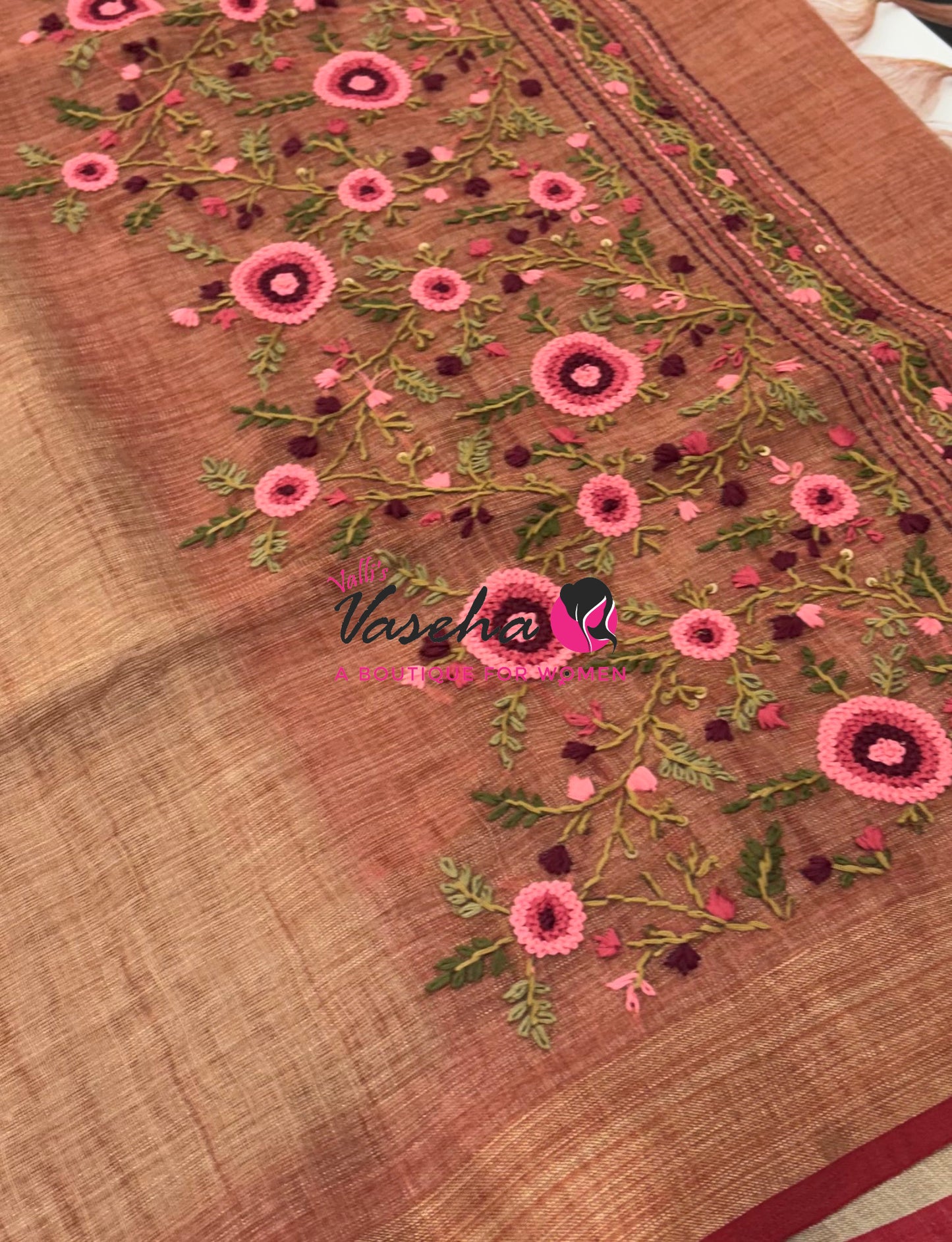 French Knot - Tissue Saree  - VVLFN021