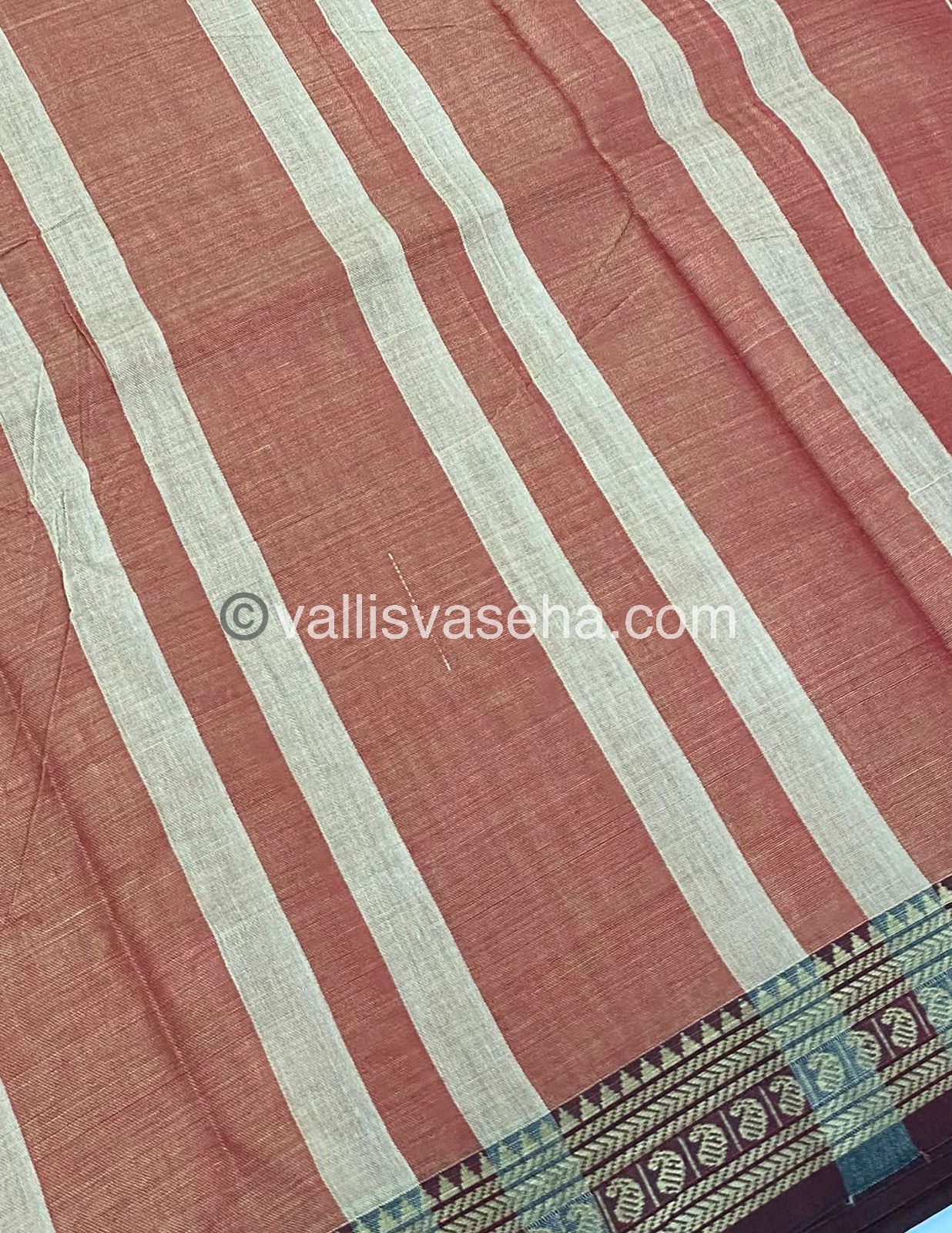 Narayanapet Mercerised Cotton Saree - VVNMC001