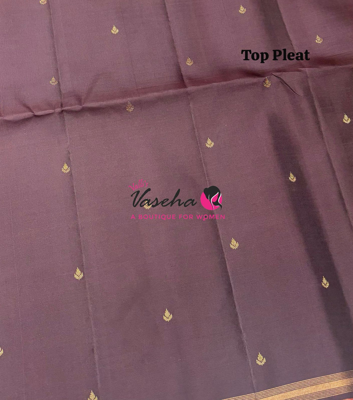 Pure Soft Silk Saree - Partly Pallu -  Half & Half Saree - VVPSS088