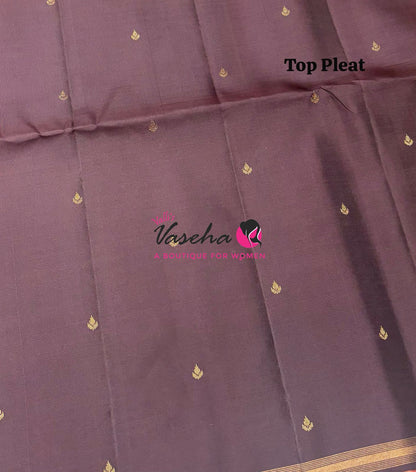 Pure Soft Silk Saree - Partly Pallu -  Half & Half Saree - VVPSS088