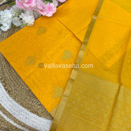 Unstitched Salwar Material -Silk Cotton - VVUSM006