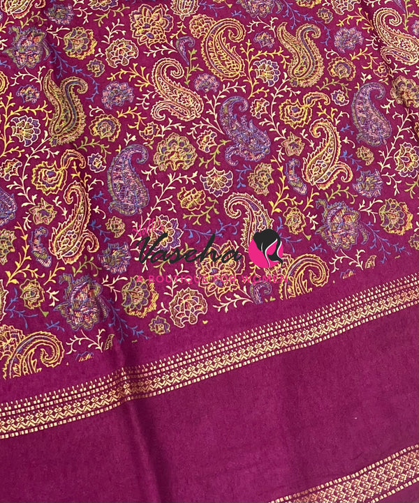 Casual Wear - Fancy Mixed Cotton - Purplish Pink - VVFMC007