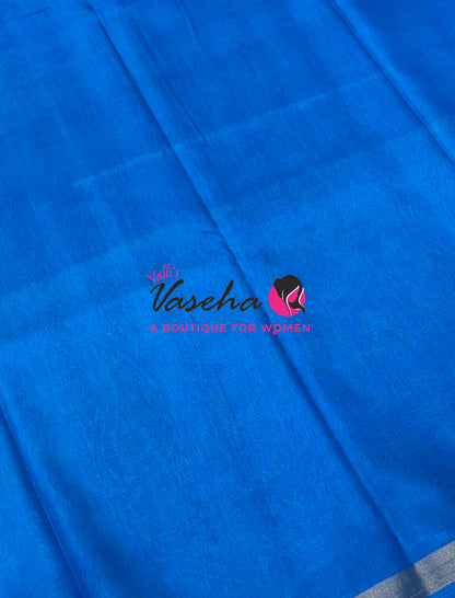 Casual Wear - Fancy Printed Silk  - Blue Shade - VVFPS001