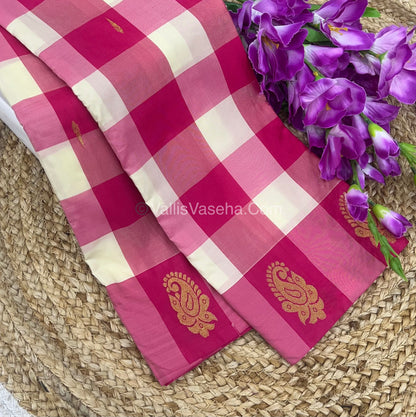 Pazhum Palamum checks - Semi Silk Sarees - VVSSS003