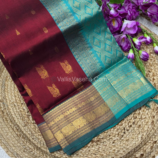 20% Office Saree  - Pure Silk Cotton Sarees  - VVDS004