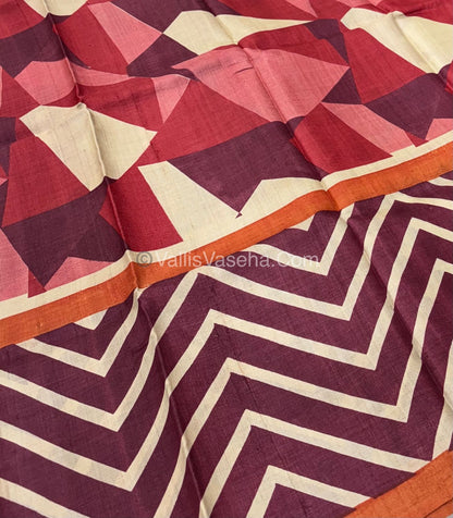 Pure Tussar Silk  - VVPTS001
