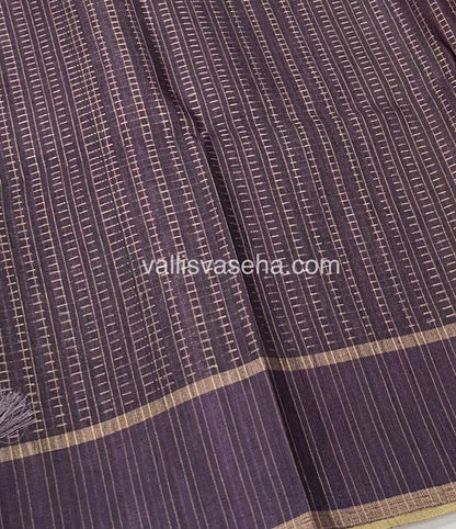 Semi Tussar Silk - Vairavoosi Design - VVSTS037